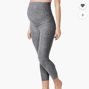 Beyond Yoga Gray Maternity Leggings